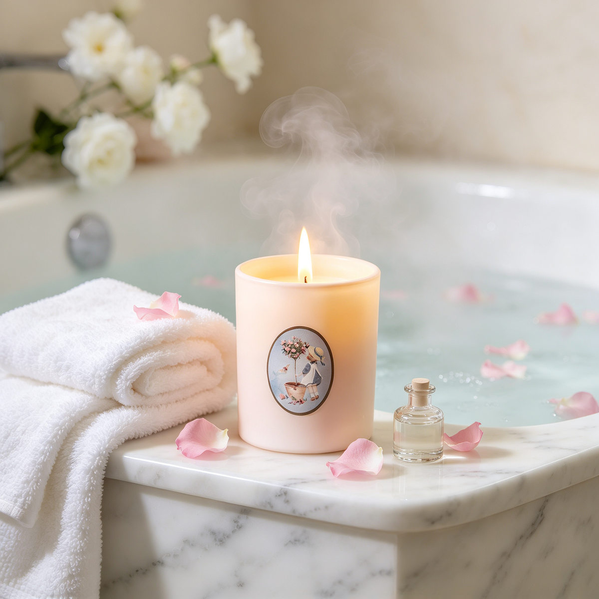 🕯️ Scented Candle | Refined Wax Blend | Vintage Charm for Cozy Homes