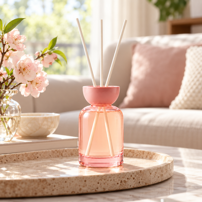 🍑 Reed Diffuser | Glass Bedroom | Her | Peach Glow