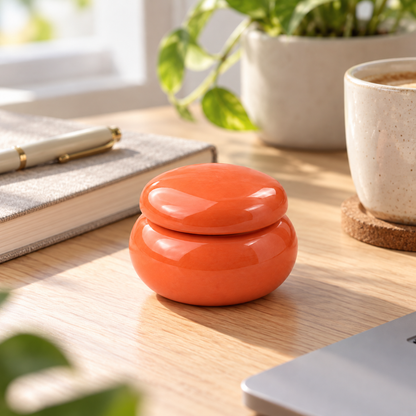 🌿 Solid Fragrance | Ceramic Bedroom Gift | Her | Glossy Minimalism