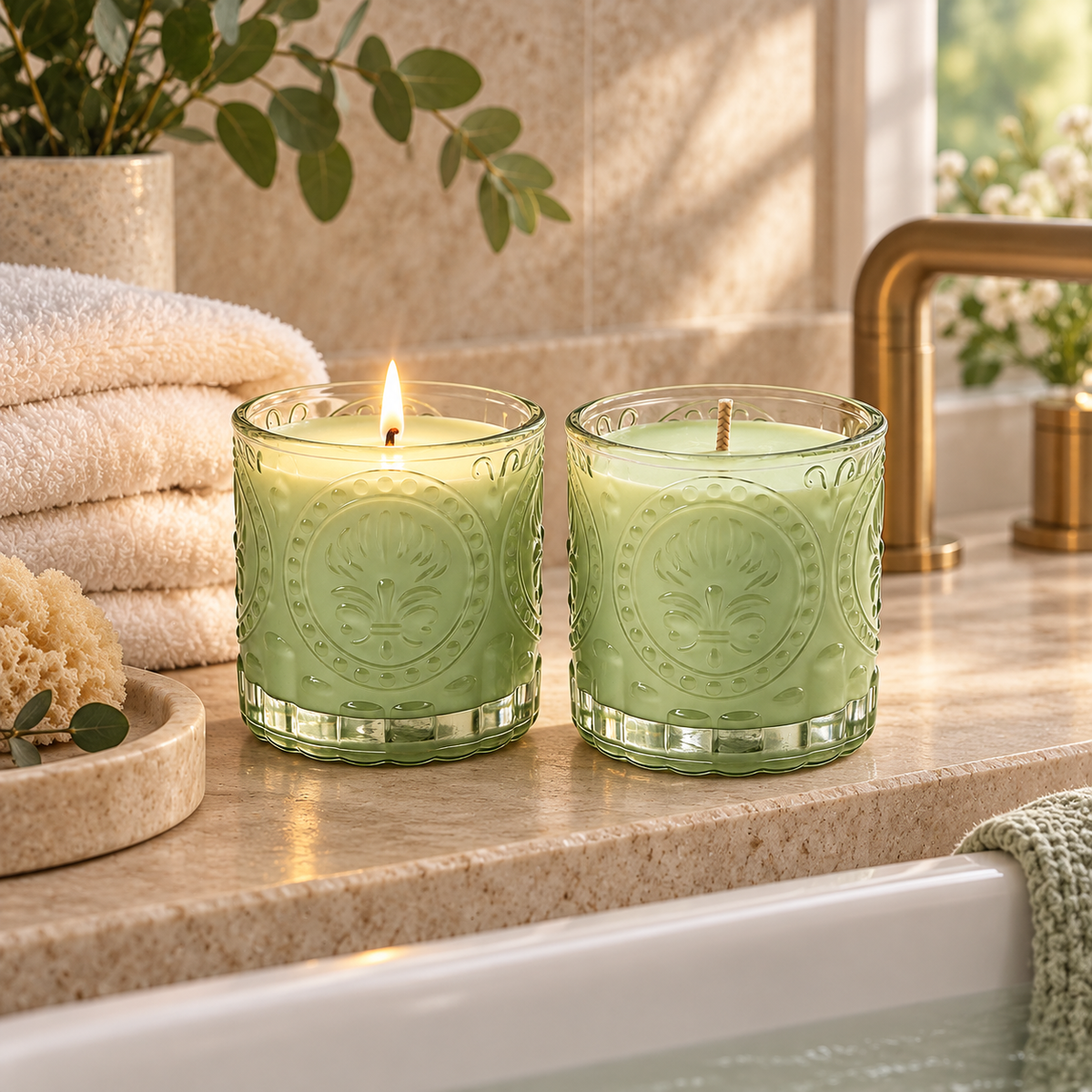 🕯️ Scented Candle | Soy Wax Bedroom | Her | Botanical Glow