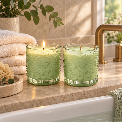 🕯️ Scented Candle | Soy Wax Bedroom | Her | Botanical Glow