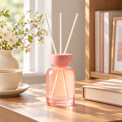 🍑 Reed Diffuser | Glass Bedroom | Her | Peach Glow