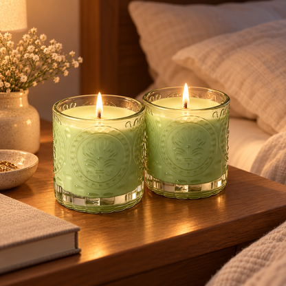 🕯️ Scented Candle | Soy Wax Bedroom | Her | Botanical Glow