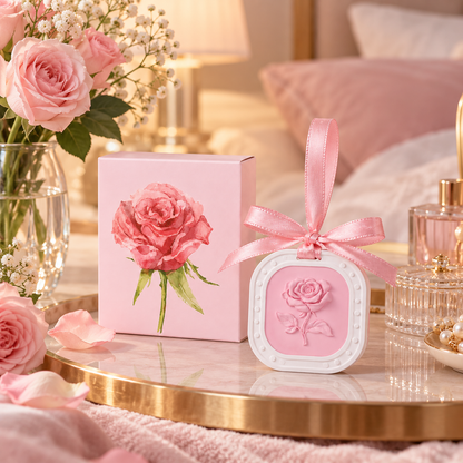 🌹 Home Fragrance | Plaster Closet Gift | Romantic Rose Ornament