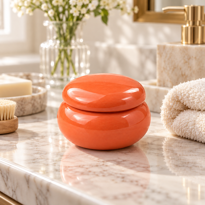 🌿 Solid Fragrance | Ceramic Bedroom Gift | Her | Glossy Minimalism