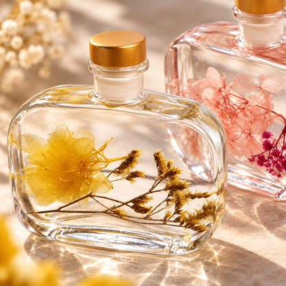🌸 Essential Oil | Glass Bedroom For Her | Botanical Elegance