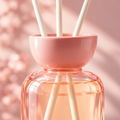 🍑 Reed Diffuser | Glass Bedroom | Her | Peach Glow