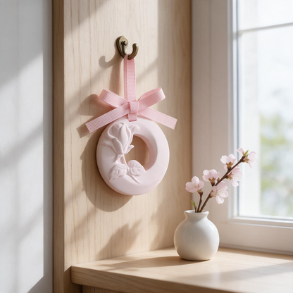 🌸 Home Fragrance | Plaster Bedroom Gift | Romantic Rose Ornament