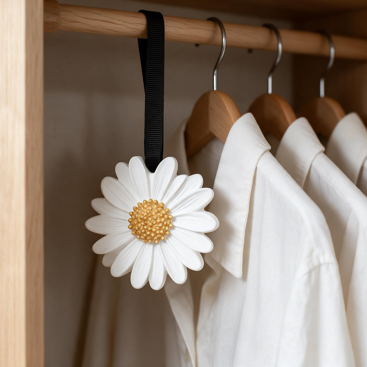🌼 Gift-Ready | Plaster Closet Daisy Charm | Lovely Indoor Fragrance