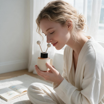 🌿 Aromatherapy | Glass Diffuser | Bedroom | For Her | Sculptural Elegance