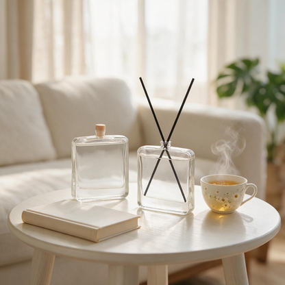 🌿 Home Fragrance | Glass | Bedroom | For Her | Minimalist Clarity
