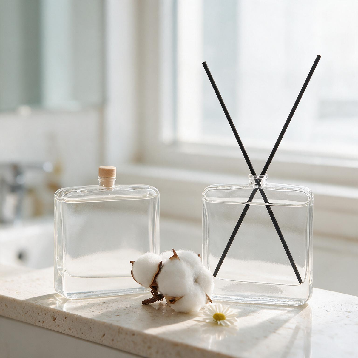 🌿 Home Fragrance | Glass | Bedroom | For Her | Minimalist Clarity