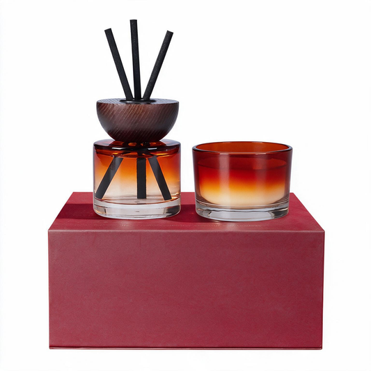 🎁 Home Fragrance | Glass | Bedroom | For Her | Amber Glow