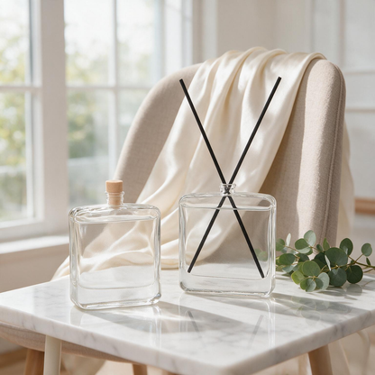 🌿 Home Fragrance | Glass | Bedroom | For Her | Minimalist Clarity
