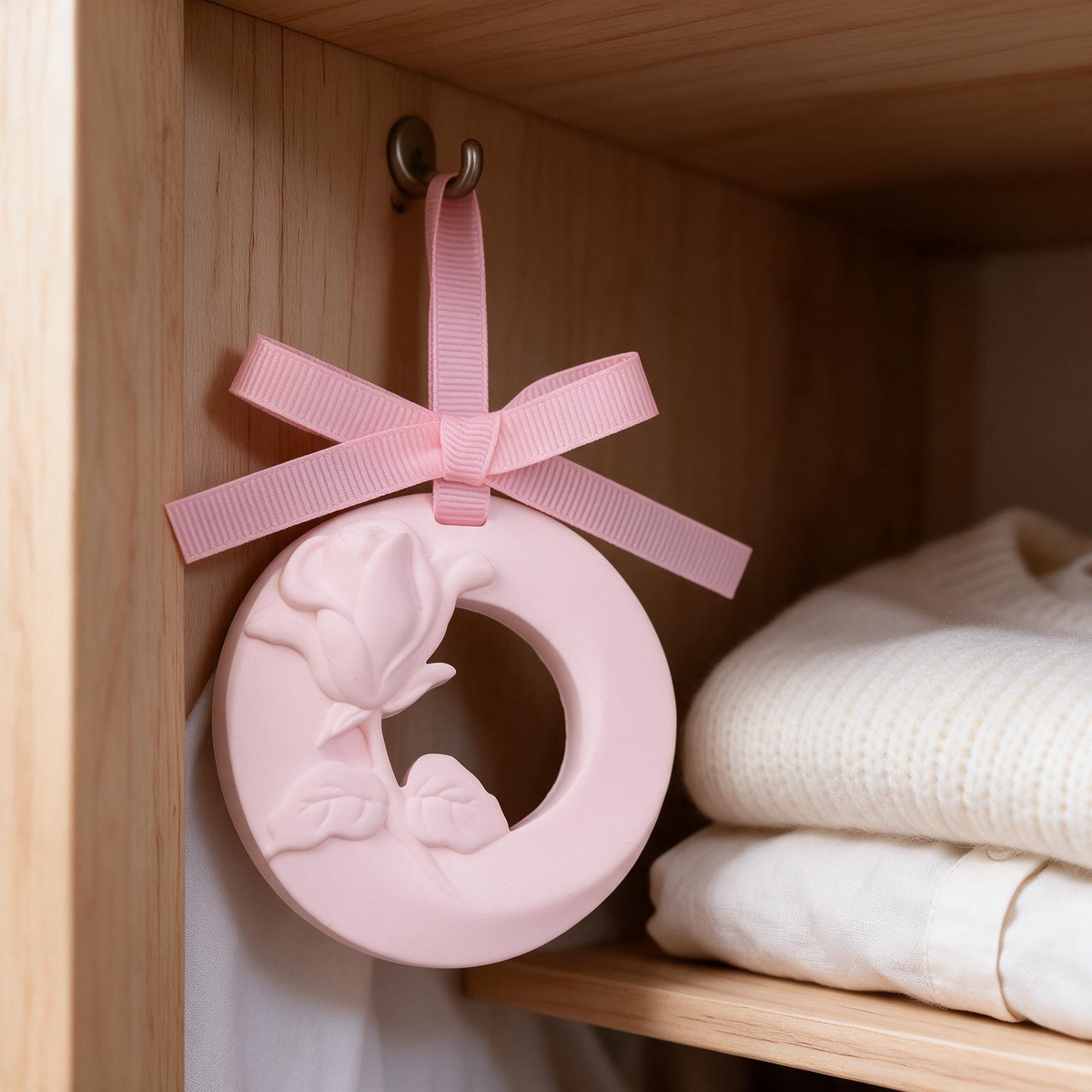 🌸 Home Fragrance | Plaster Bedroom Gift | Romantic Rose Ornament