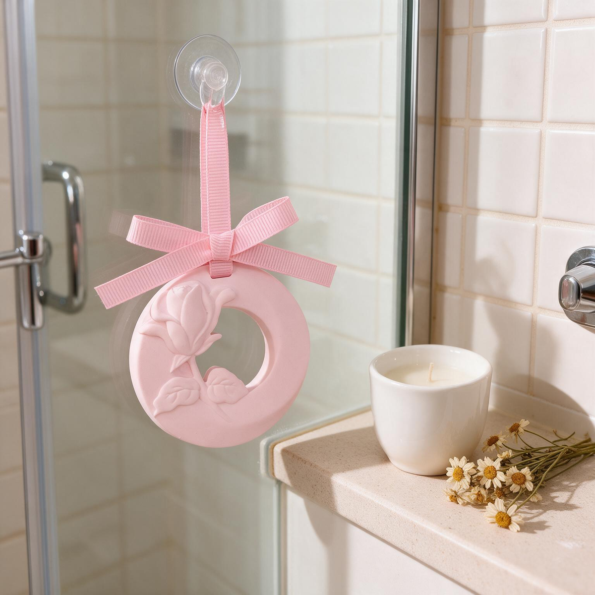 🌸 Home Fragrance | Plaster Bedroom Gift | Romantic Rose Ornament