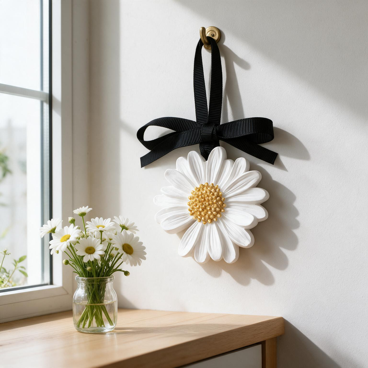 🌼 Gift-Ready | Plaster Closet Daisy Charm | Lovely Indoor Fragrance