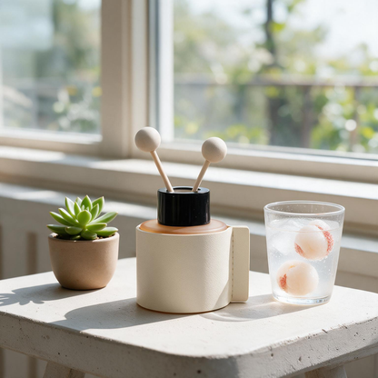 🌿 Aromatherapy | Glass Diffuser | Bedroom | For Her | Sculptural Elegance
