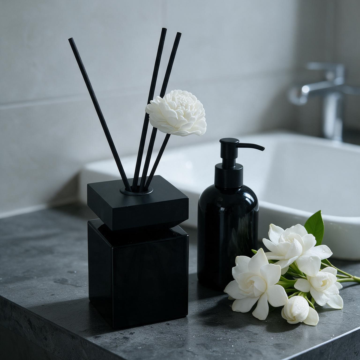 🌿 Aromatherapy | Glass Diffuser Bedroom | For Her | Floral Minimalism