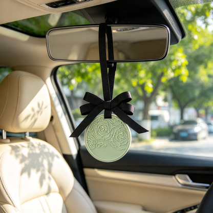 🌿 Air Freshener | Silicone | Car | Drivers | Elegant Floral Charm