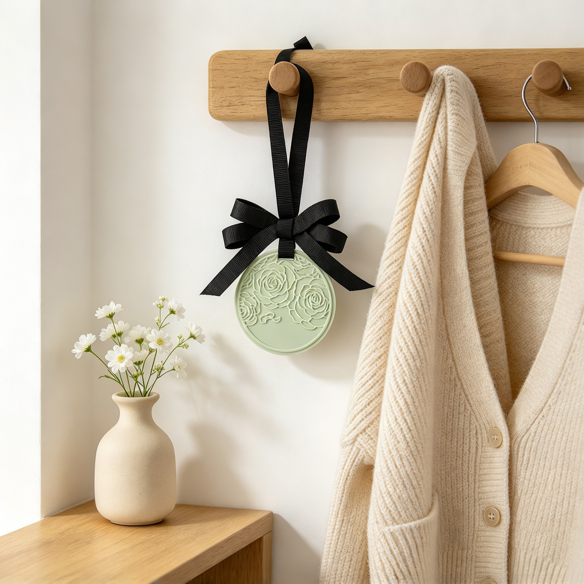 🌿 Air Freshener | Silicone | Car | Drivers | Elegant Floral Charm