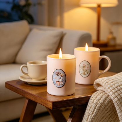 🕯️ Scented Candle | Refined Wax Blend | Vintage Charm for Cozy Homes