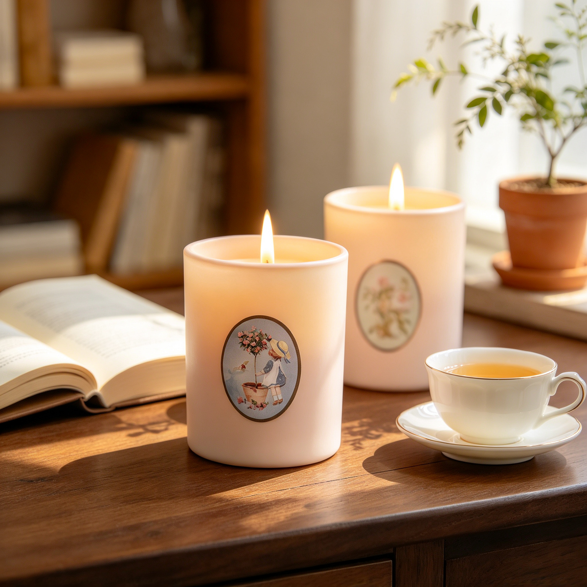 🕯️ Scented Candle | Refined Wax Blend | Vintage Charm for Cozy Homes